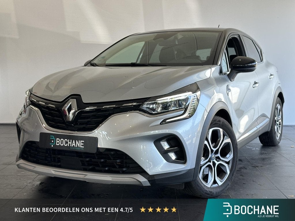 Renault Captur 1.6 E-Tech Plug-in Hybrid 160 Business TREKHA, Gebruikt, 4 cilinders, Met garantie (alle), Leder en Stof