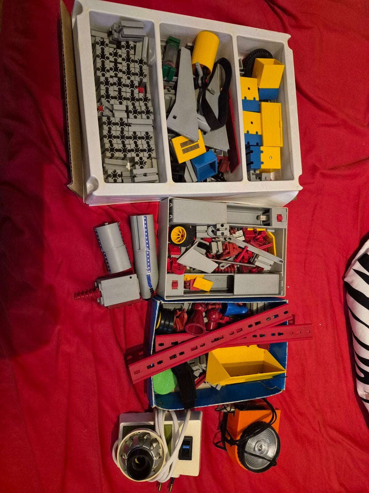 Grote partij vintage bouw- en elektronicakits, Kinderen en Baby's, Ophalen of Verzenden, Gebruikt, Bouwen, Met licht