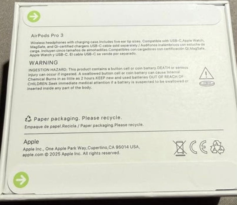 Apple AirPods Pro 3 - Draadloze oordopjes met oplaadcase, Audio, Tv en Foto, Koptelefoons, Overige merken, Nieuw, Draadloos, Op oor (supra aural)