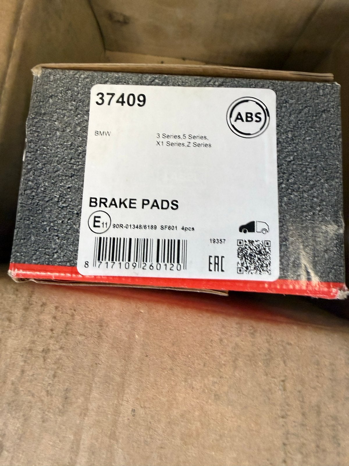 ABS Remblokken voor BMW 320 E91 (3 Serie, 5 Serie, X1, 2 Ser, Ophalen of Verzenden, Nieuw, BMW