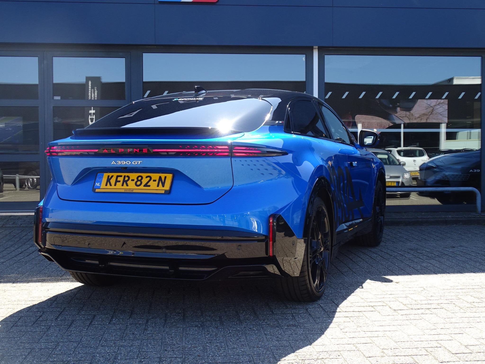 Alpine A390 GT 89kWh | Sabelt sportstoelen | Stoel & Stuurve, 1350 kg, 89 kWh, Met garantie (alle), Blauw