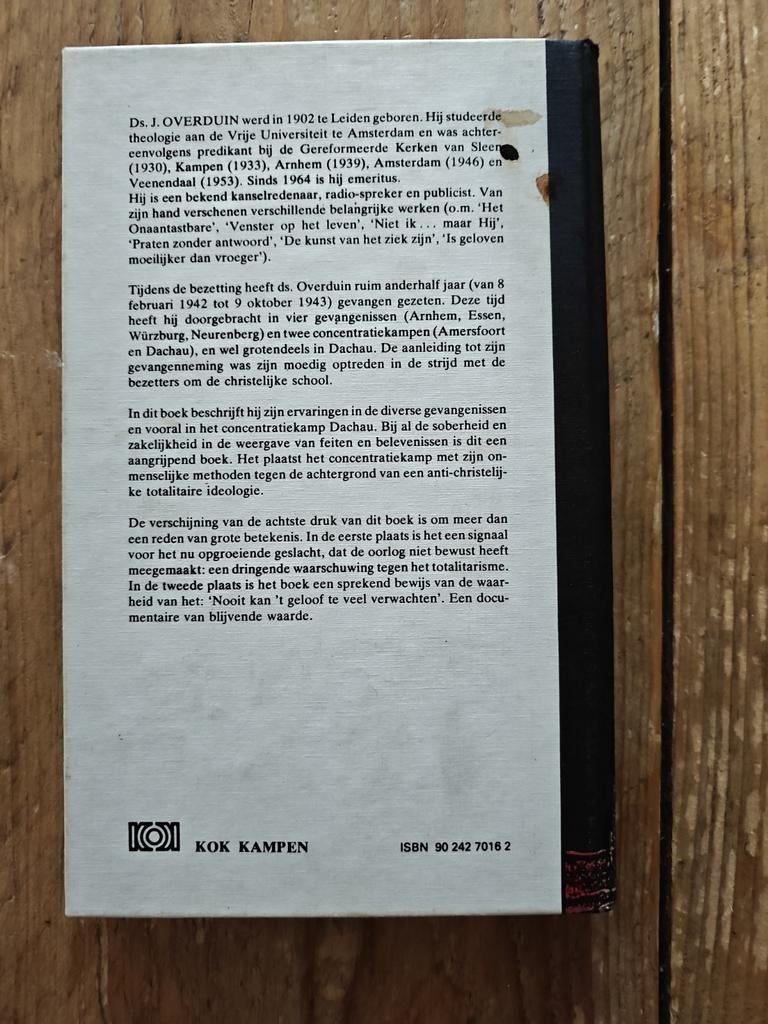 Hel en hemel van Dachau., Boeken, Ophalen of Verzenden, Zo goed als nieuw, Nederland