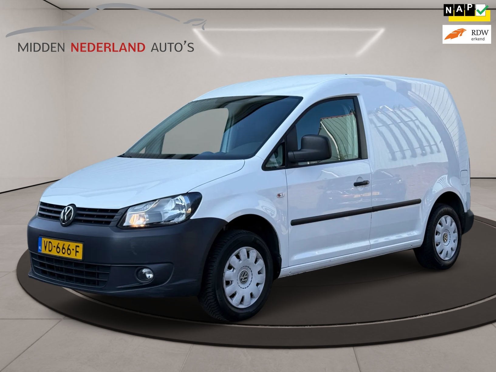Volkswagen Caddy 1.6 TDI * APK 2027 * AIRCO NAVIGATIE * NETT, Auto's, Bestelauto's, Voorwielaandrijving, Euro 5, Electronic Stability Program (ESP)