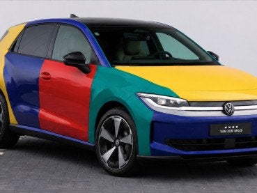 Volkswagen ID. Polo Harlekin Style First Edition 52 kWh 211, Auto's, Stof, Blauw, 1476 kg, 442 km