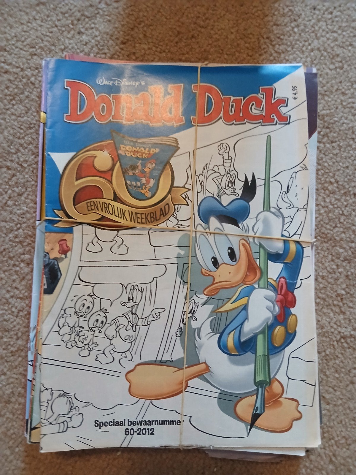 Donald duckjes, Ophalen