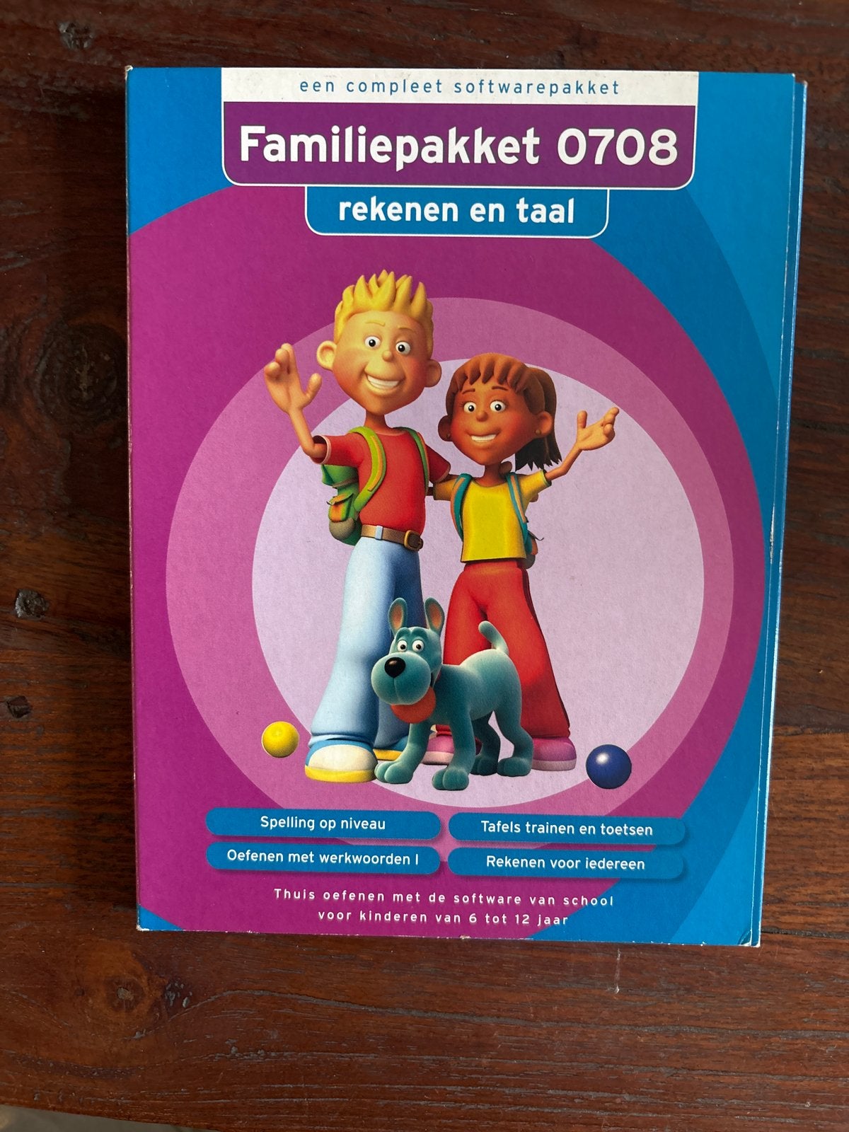 Familiepakket 0708: Rekenen en Taal Softwarepakket, Computers en Software, Educatie- en Cursussoftware, Ophalen of Verzenden, Gebruikt
