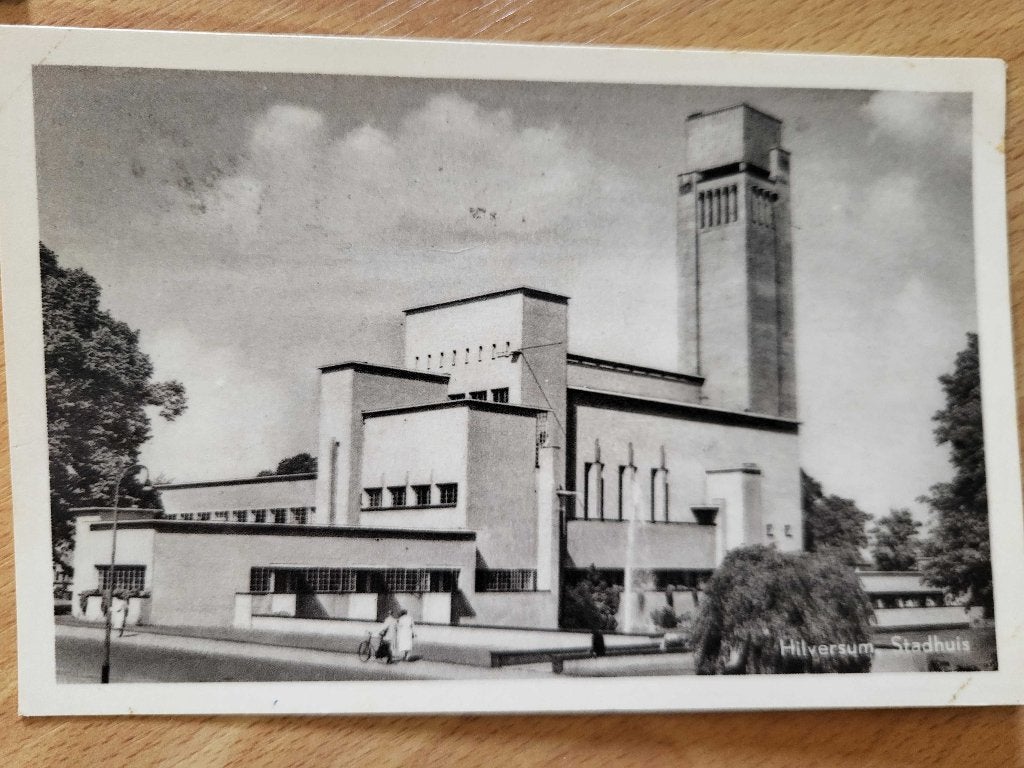 ansicht HILVERSUM Stadhuis Dudok, Ophalen of Verzenden, Voor 1920, Noord-Holland