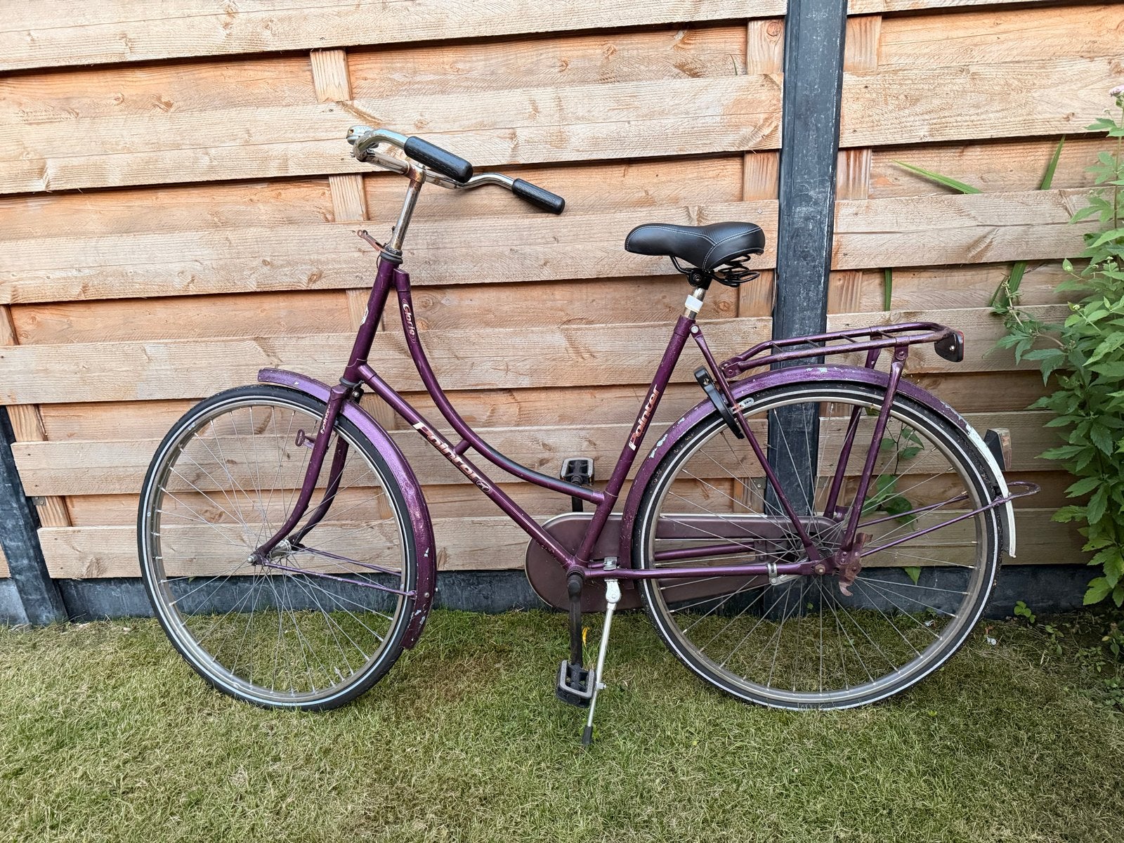 Oude stations omafiets met slot - Opknapper, Fietsen en Brommers, Fietsen | Dames | Omafietsen, 56 cm of meer, Ophalen, Gebruikt