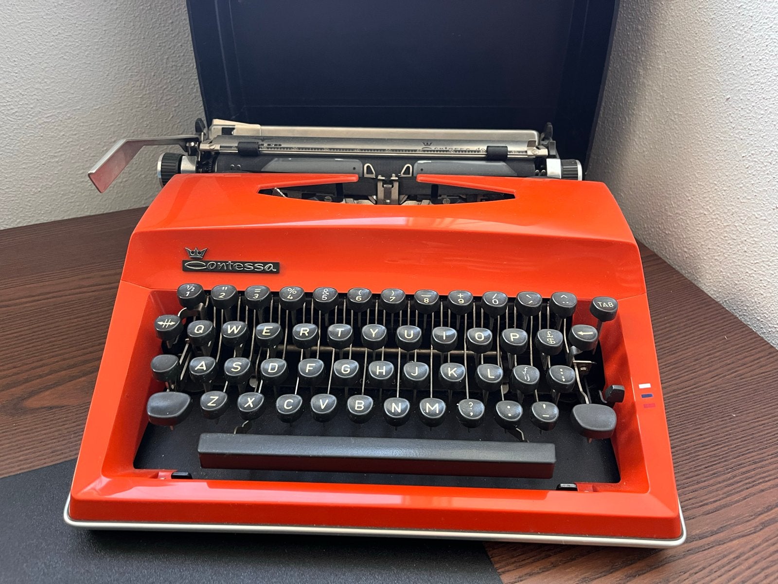 Vintage Contessa typemachine in koffer, Diversen, Ophalen