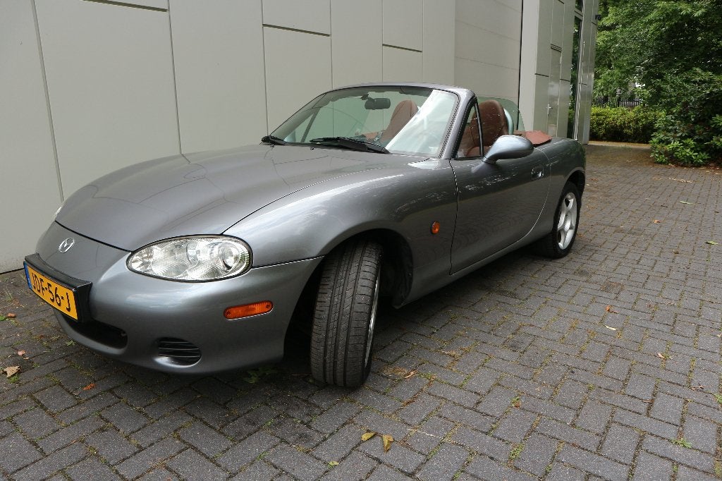 MX-5 1.6 I Phoenix //Titanium Grey //Nwe APK //roestvrij, Auto's, Mazda, Bedrijf, MX-5, ABS, Airbags, Elektrische buitenspiegels