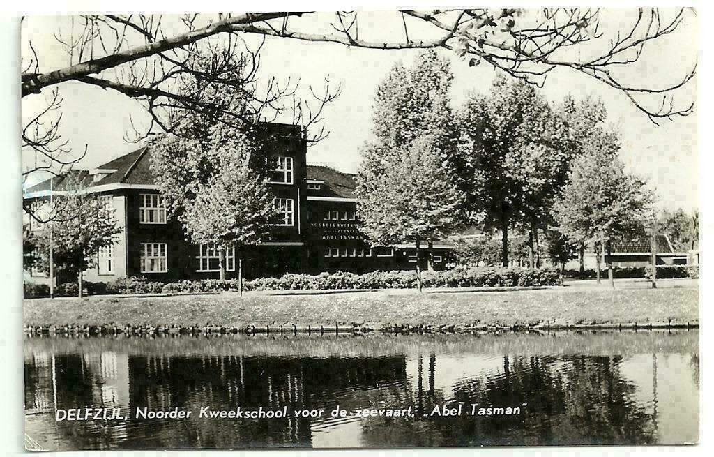 AK Delfzijl - Noorder Kweekschool voor zeevaart Abel Tasman, Verzenden, 1960 tot 1980, Gelopen, Groningen