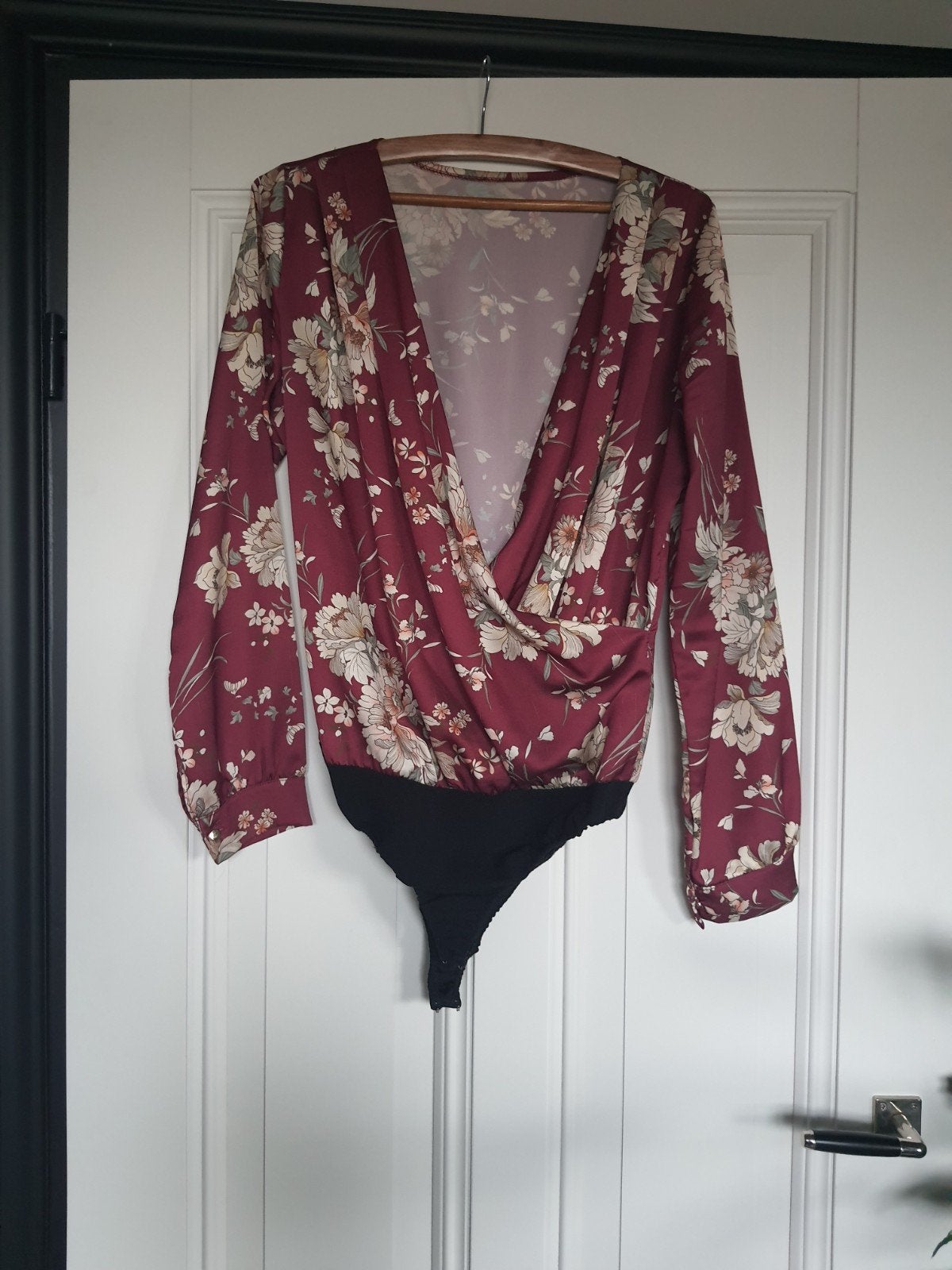 leuke bodyblouse one size mooiste met een S/M, Ophalen, Rood