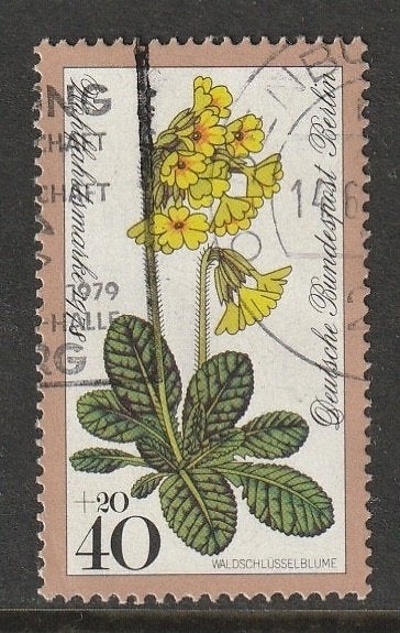 Berlijn 1978 574 Sleutelbloem, Gest, Ophalen of Verzenden, Overige periodes, Gestempeld