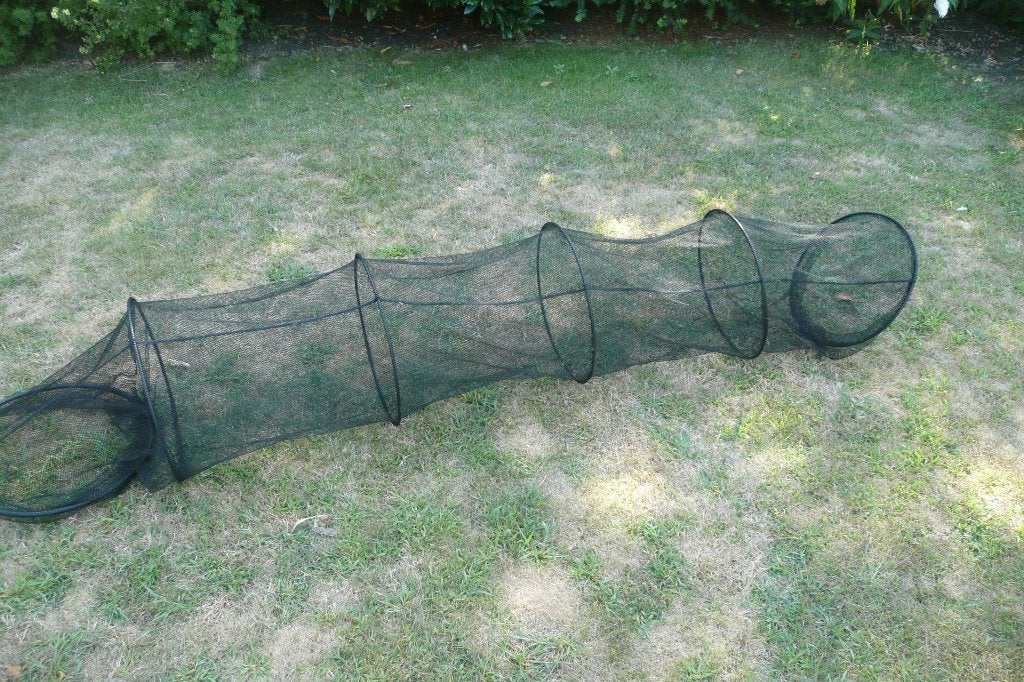 XQ Max leefnet steun 16 mm ring 40 cm en 250 cm lang, Ophalen of Verzenden, Gebruikt, Net of Fuik