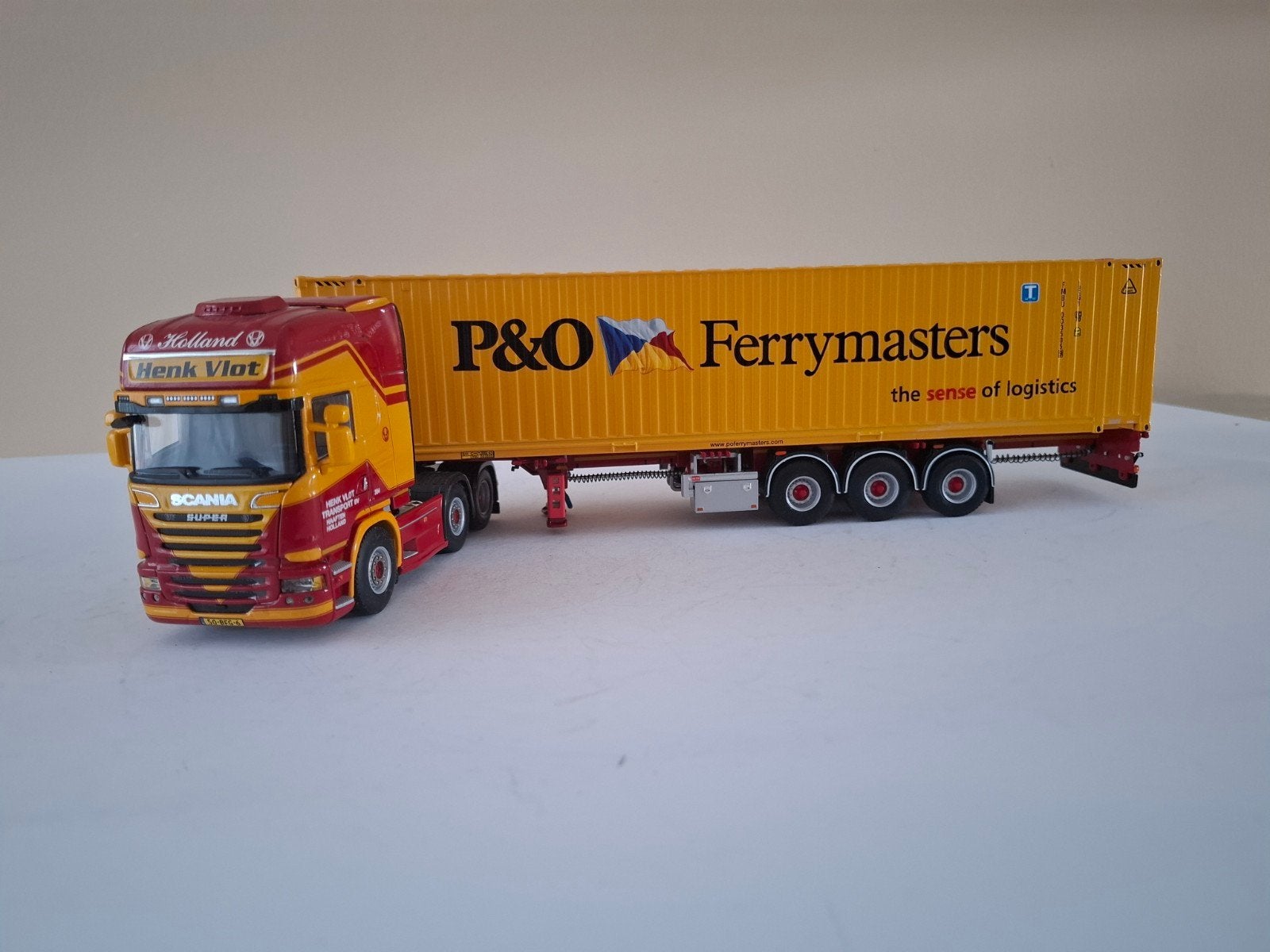 scania R met containertrailer van Henk vlot  uit Haaften wsi, Ophalen of Verzenden, Nieuw, Bus of Vrachtwagen, Wsi