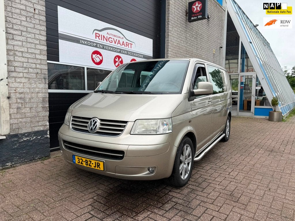 Volkswagen Transporter 2.5 TDI 300 Budgetline DC Automaat, Auto's, Voorwielaandrijving, Gebruikt, Volkswagen, Origineel Nederlands