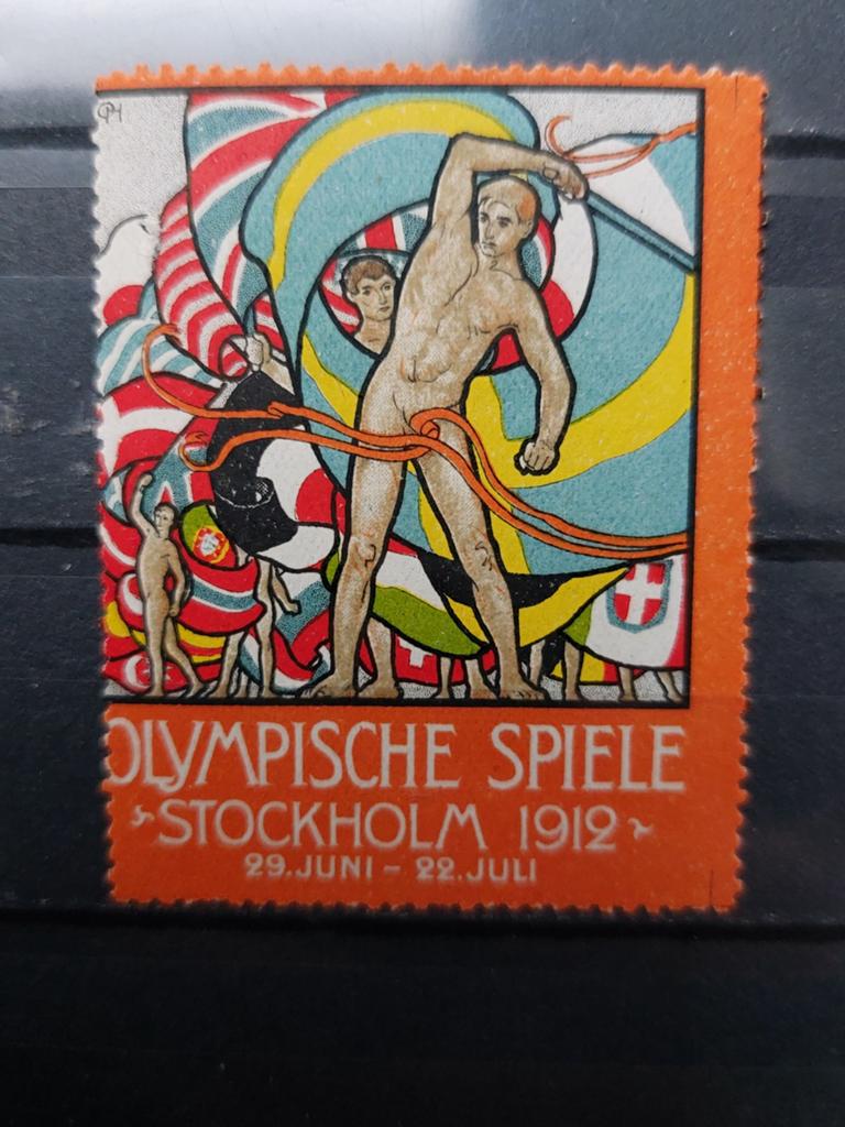 Cinderella Olympische Spelen Stockholm 1912 - Duitse versie, Ophalen of Verzenden, Zweden, Postfris