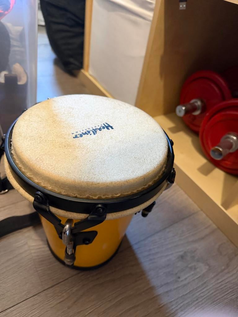 Headliner Percussion Bongo - Geel, Ophalen of Verzenden, Gebruikt, Trommel