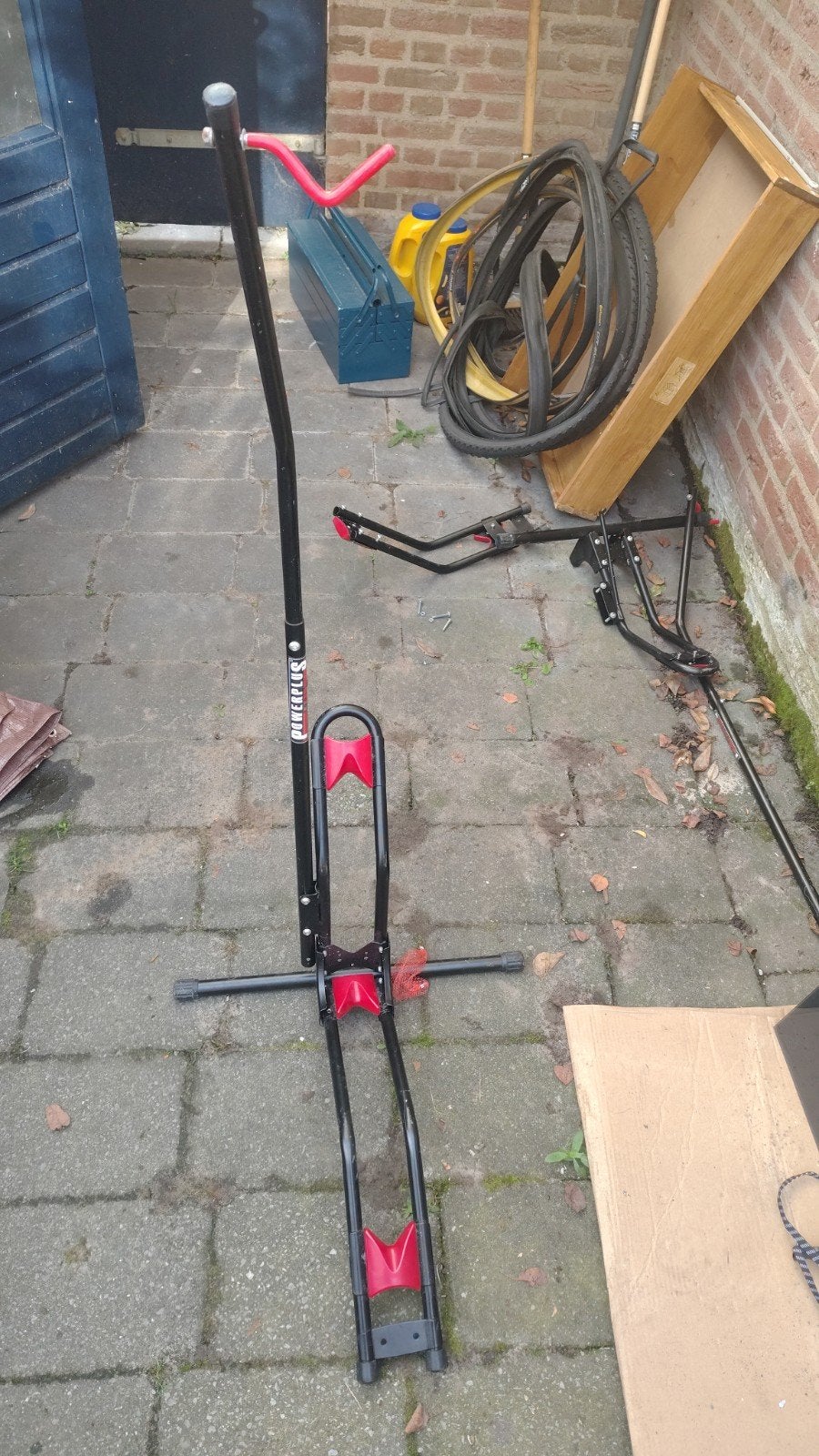 Fietsstandaard staand (2x), Ophalen of Verzenden, Gebruikt