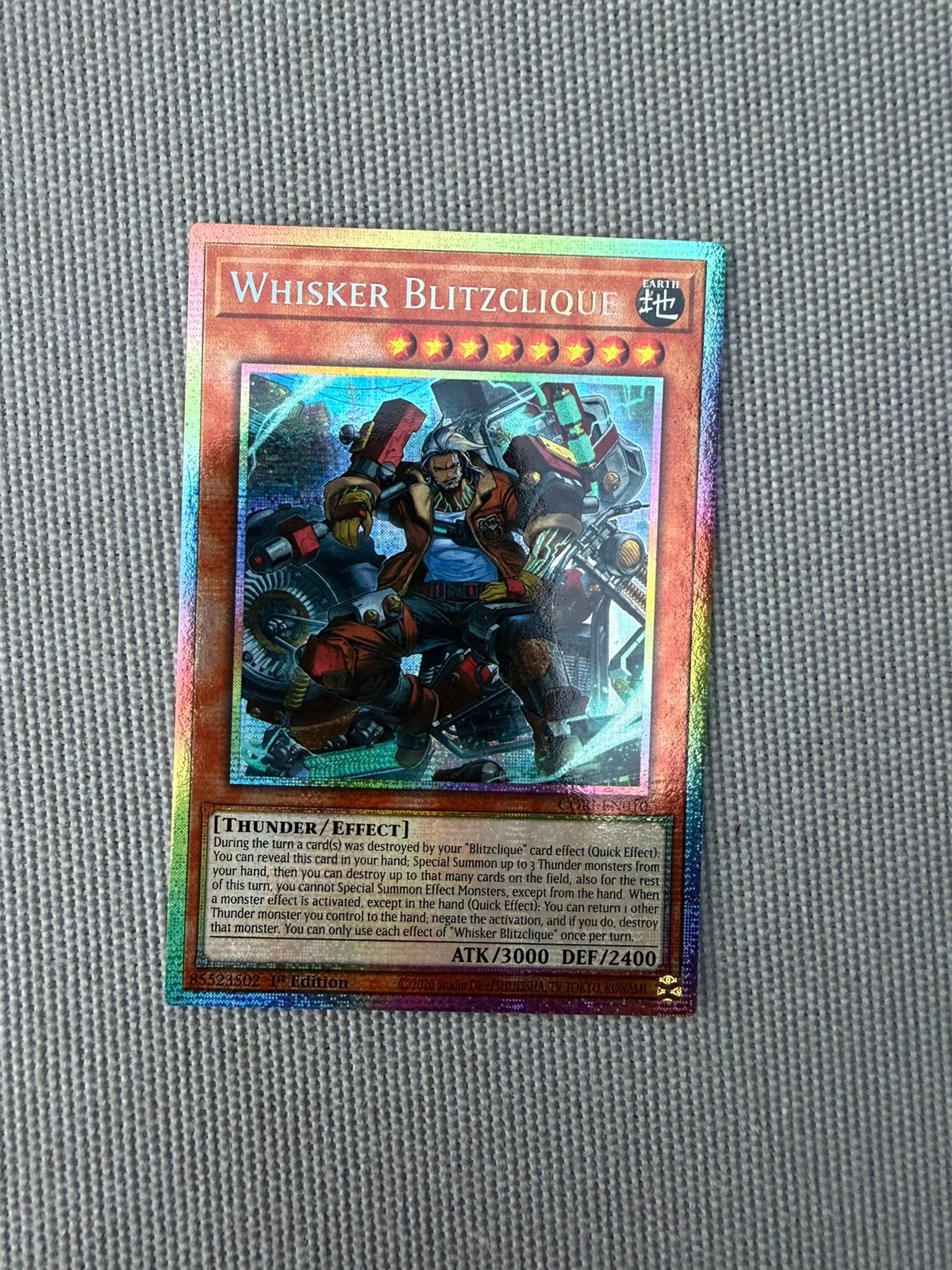 Whisker Blitzclique - V.2 Starlight Rare - CORI-EN010, Ophalen of Verzenden, Nieuw, Losse kaart, Foil