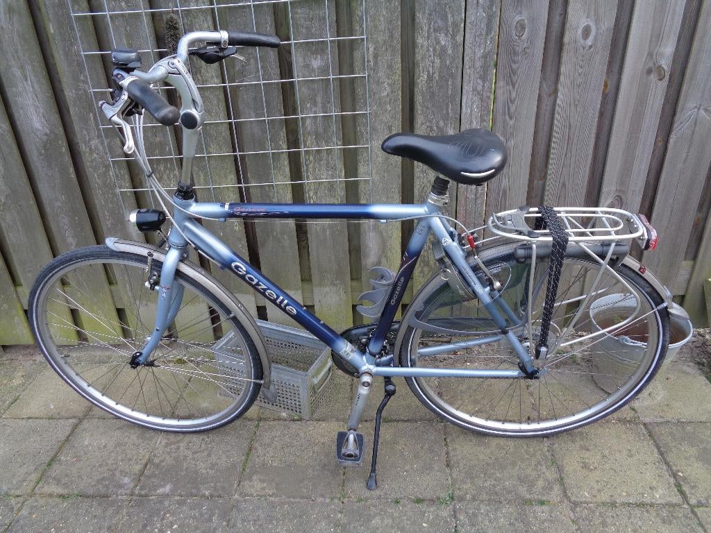 Herenfiets Gazelle Fiets 28", Ophalen, Gebruikt, Velgrem, Versnellingen