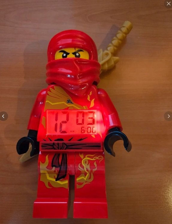 LEGO Ninjago - Kai Minifigure Alarm Clock - 5000135, Lego, Overige typen, Ophalen of Verzenden, Zo goed als nieuw