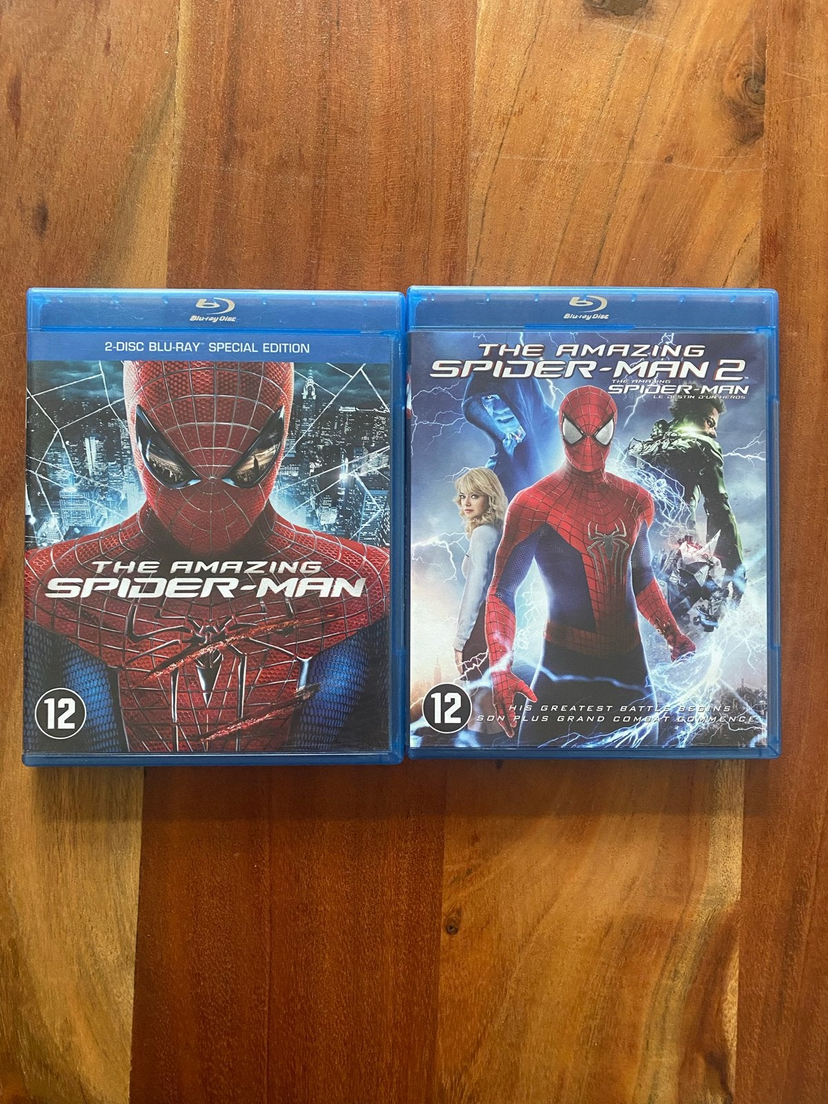 The Amazing Spider-Man 1 & 2 Blu-ray, Nederlands, Actie, Ophalen of Verzenden, Zo goed als nieuw
