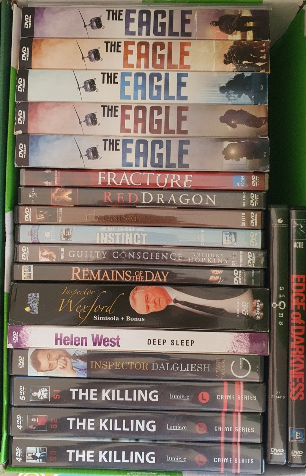 Div. DVD Collectie: The Eagle, The Killing, Fracture en me, Vanaf 16 jaar, Nederlands, Ophalen of Verzenden, Detective en Krimi