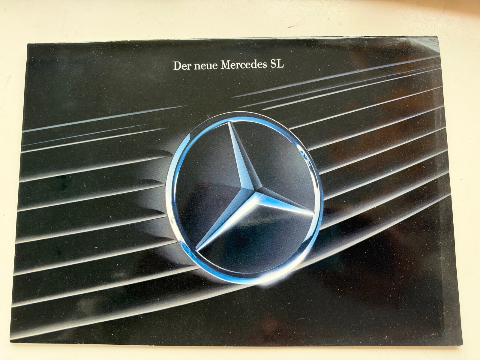 Folder Mercedes Benz SL (1990) - Duits, Ophalen of Verzenden, Gelezen, Mercedes