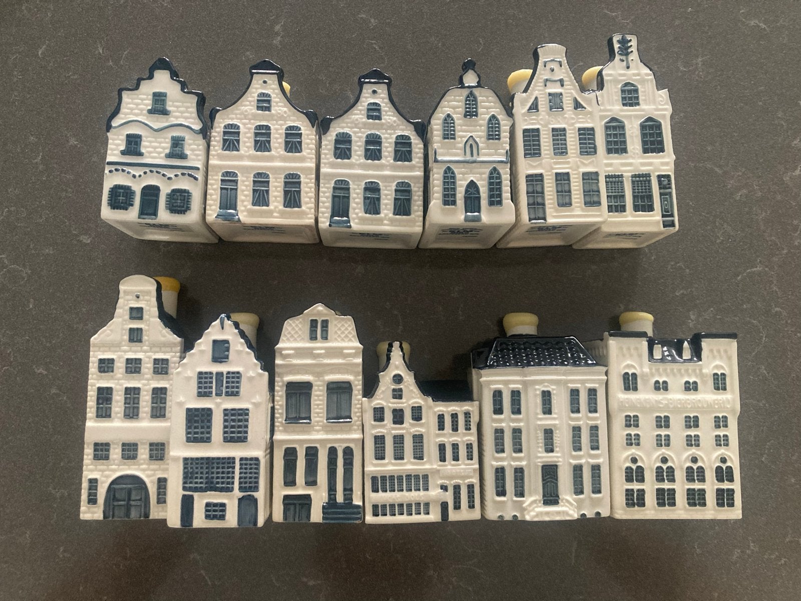 Set van 12 KLM Huisjes (Bols) - Geseald & onbeschadigd, Verzamelen, Ophalen of Verzenden, Nieuw, Gevuld