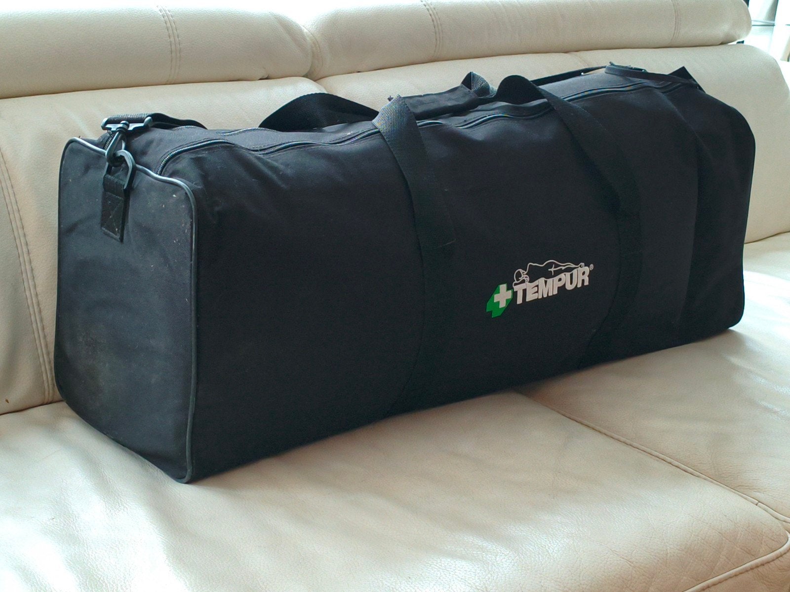 TEMPUR reismatras matras reisset kussen hoes tas / topper, Ophalen of Verzenden, Zo goed als nieuw, Matras, 200 cm