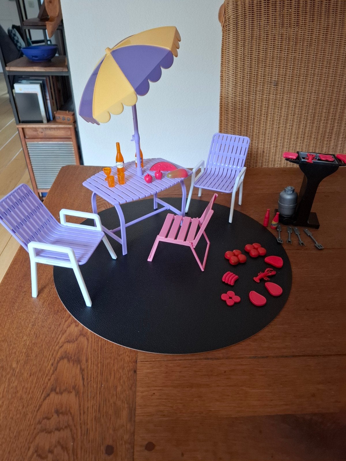 Te koop: Vintage barbecue-set voor "Barbie-poppen ", Ophalen of Verzenden, Gebruikt, Gebruiksvoorwerp