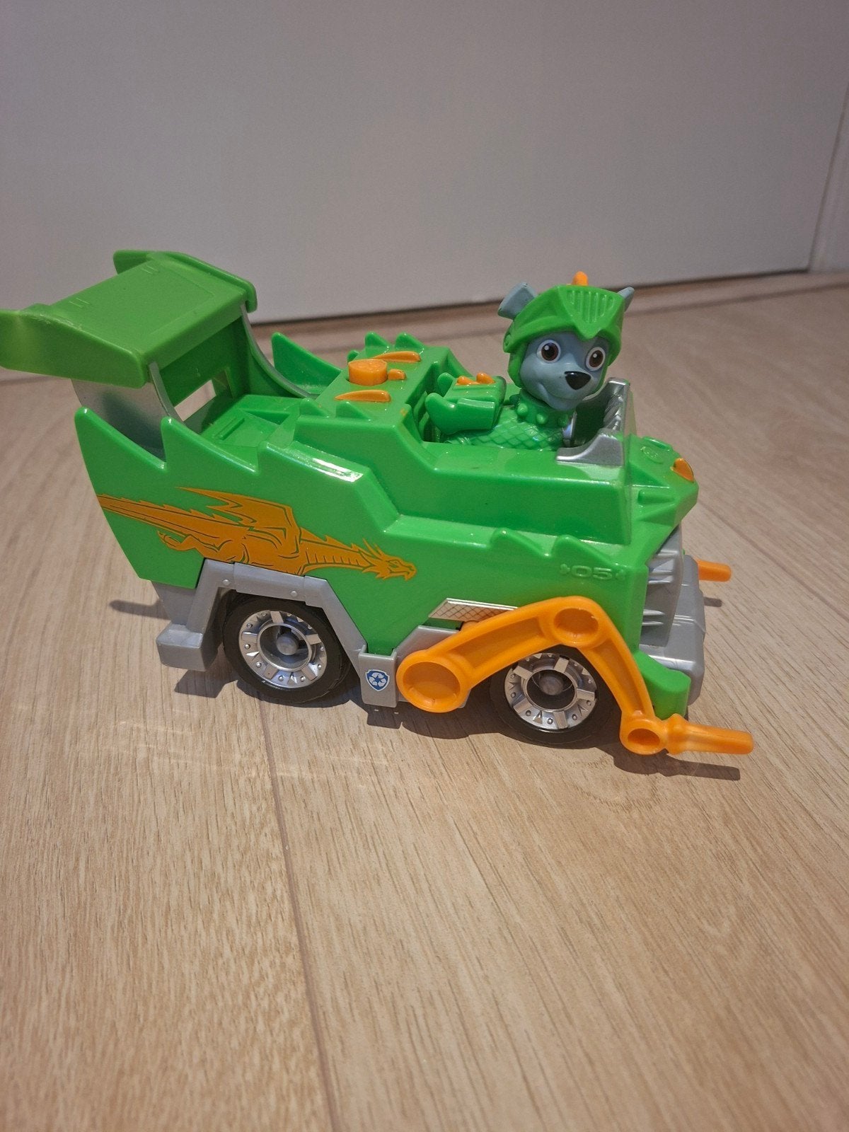 Paw Patrol Rocky met tranformerend voertuig, Ophalen of Verzenden, Gebruikt, Jongen of Meisje