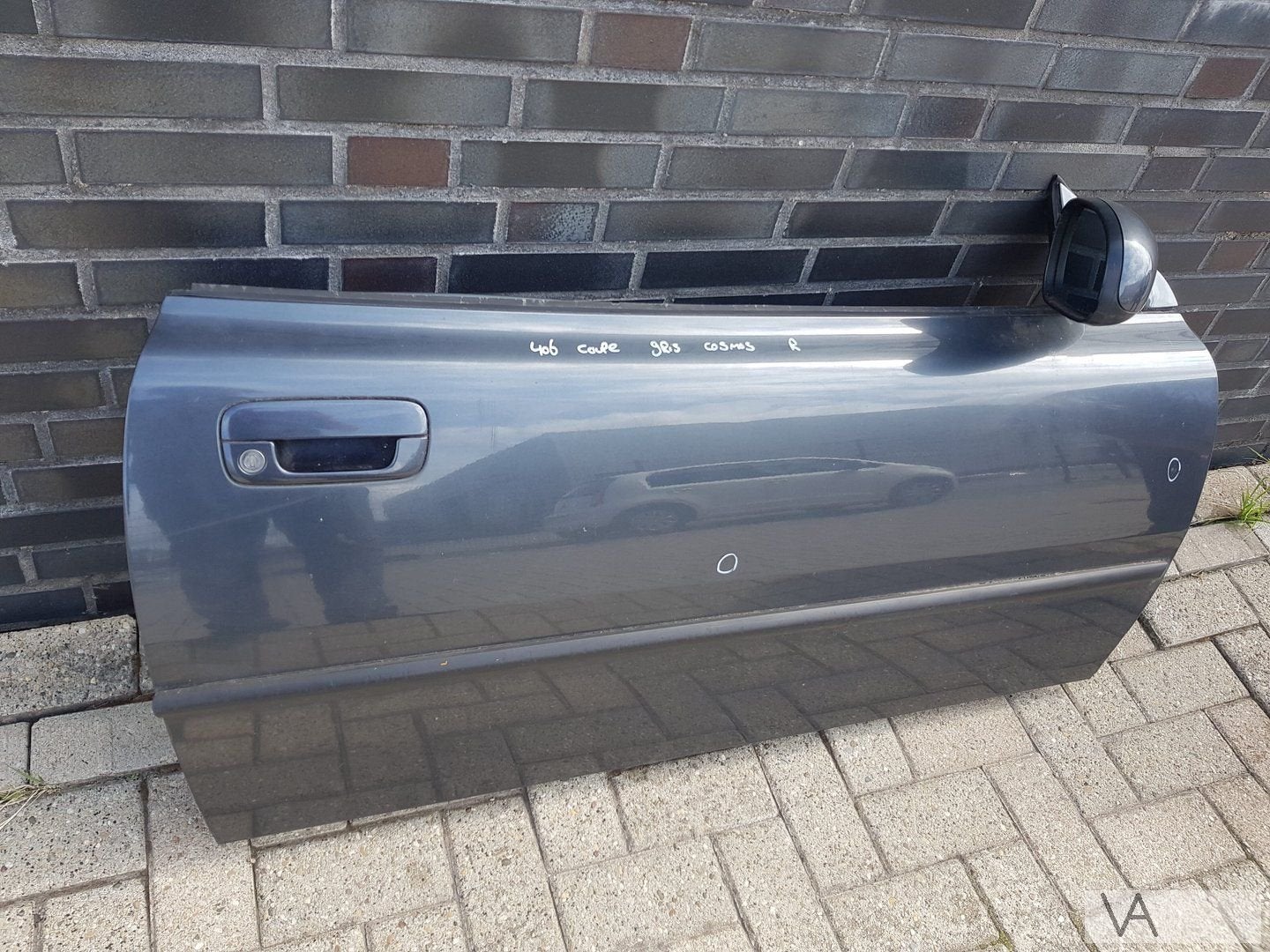 Peugeot 406 coupe 1997-2004 portier deur rechts Gris Cosmos, Auto-onderdelen, Carrosserie en Plaatwerk, Gebruikt, -, Deur, -