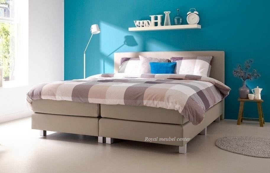 Boxspring Brussel Snel leverbaar AANBIEDING--, Ophalen, Nieuw, Tweepersoons