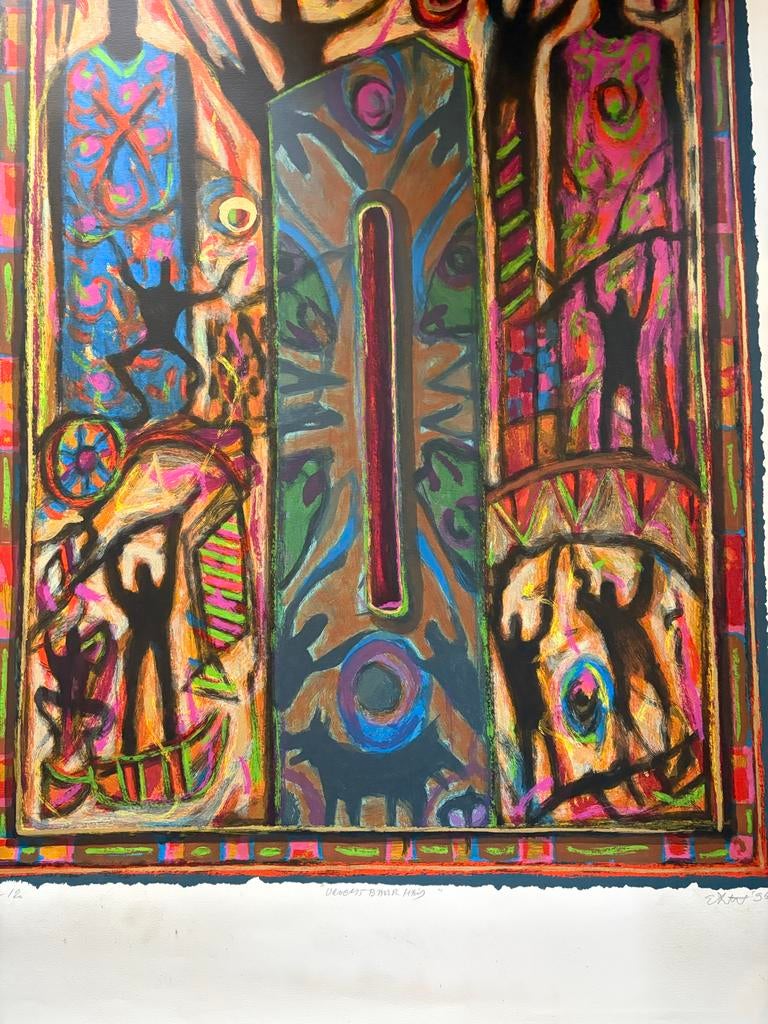 Eric Toebosch - Vruchtbaarheid - Zeefdruk 1996, Ophalen of Verzenden