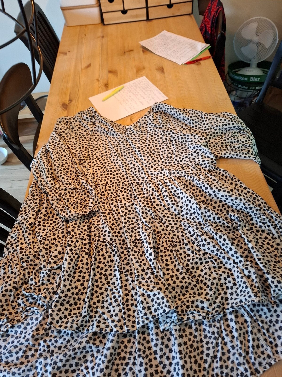 wijde jurk HM XL, Ophalen of Verzenden, Zo goed als nieuw, Meerkleurig, Jurk