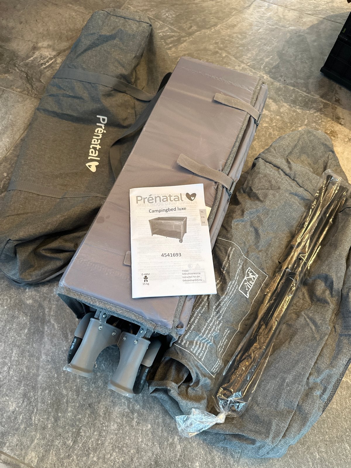 Nieuw Campingbed Luxe Prenatal, Ophalen, Nieuw, Reisbedje