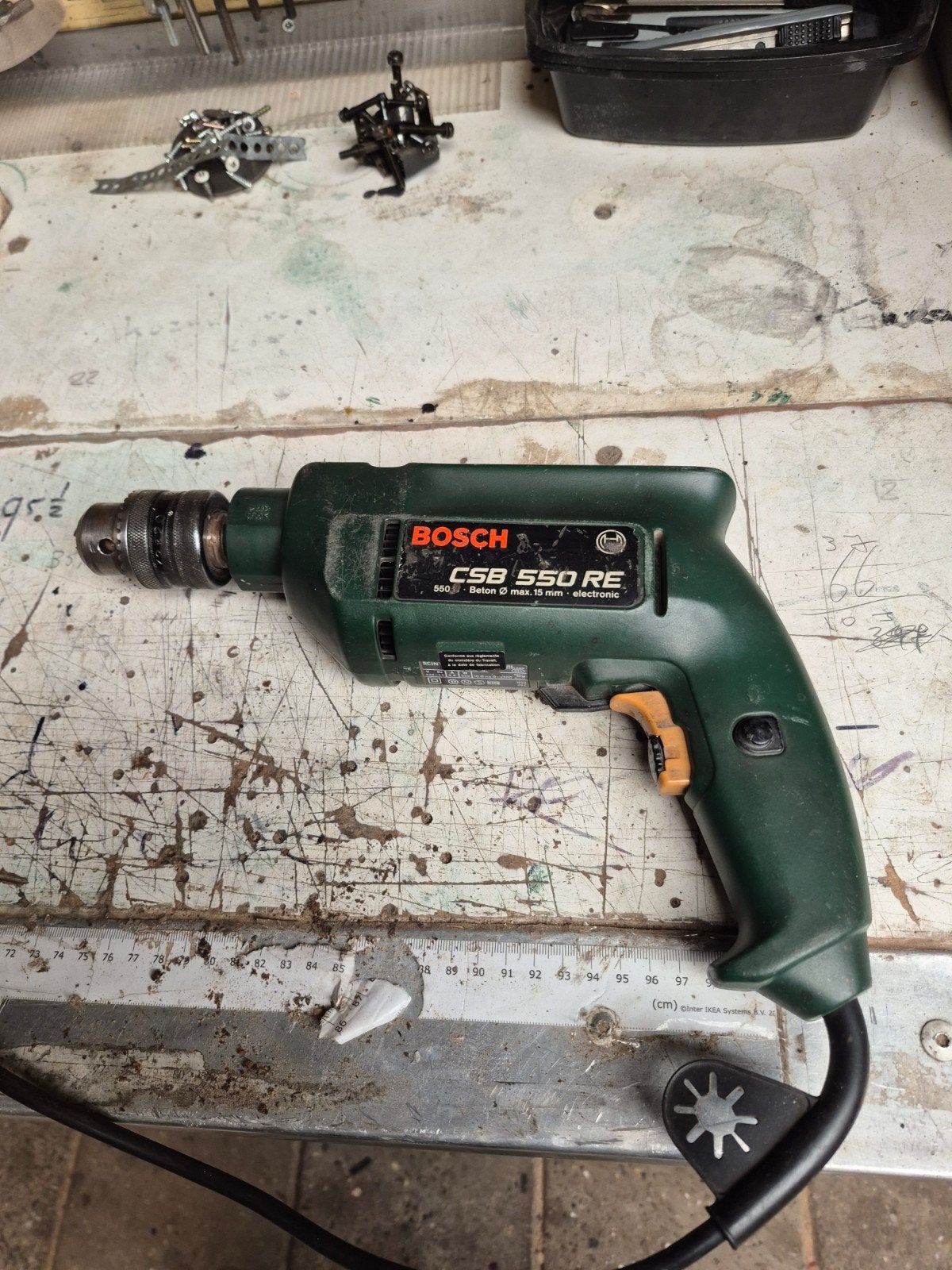 Bosch CSB 550 RE Klopboormachine - Gebruikt, Doe-het-zelf en Verbouw, Gebruikt, Variabele snelheid, 400 tot 600 watt, Ophalen