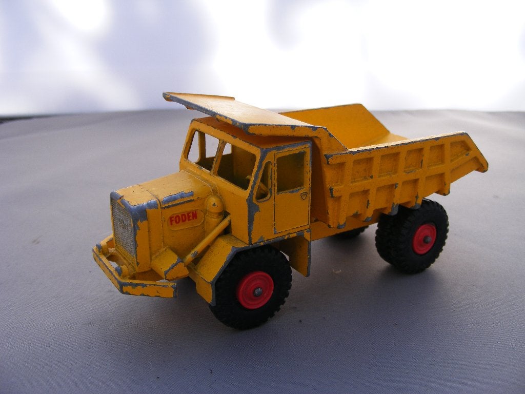 Foden dumper truck matchbox lesney king size k 5 kiepwagen, Verzenden, Gebruikt, Bus of Vrachtwagen