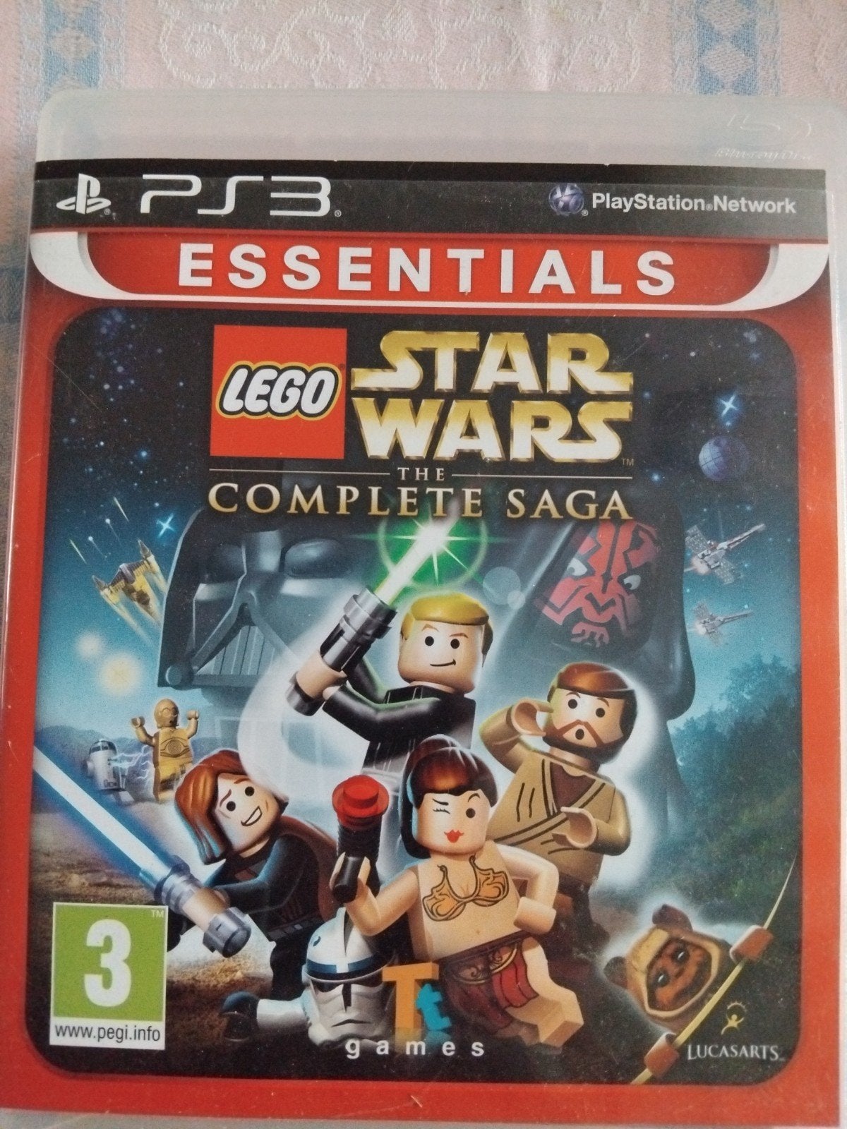 LEGO Star Wars: The Complete Saga PS3 Essentials, Avontuur en Actie, Gebruikt, 2 spelers, Eén computer