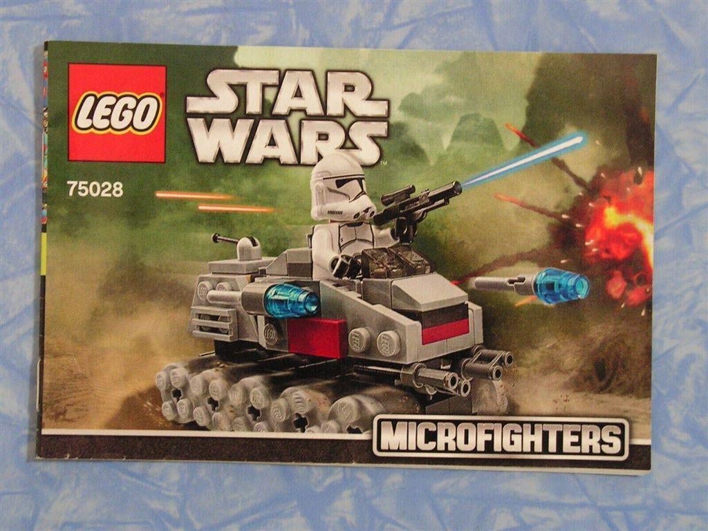 Lego Star Wars Boekje Clone Turbo Tank 75028, Kinderen en Baby's, Speelgoed | Duplo en Lego, Ophalen of Verzenden, Gebruikt