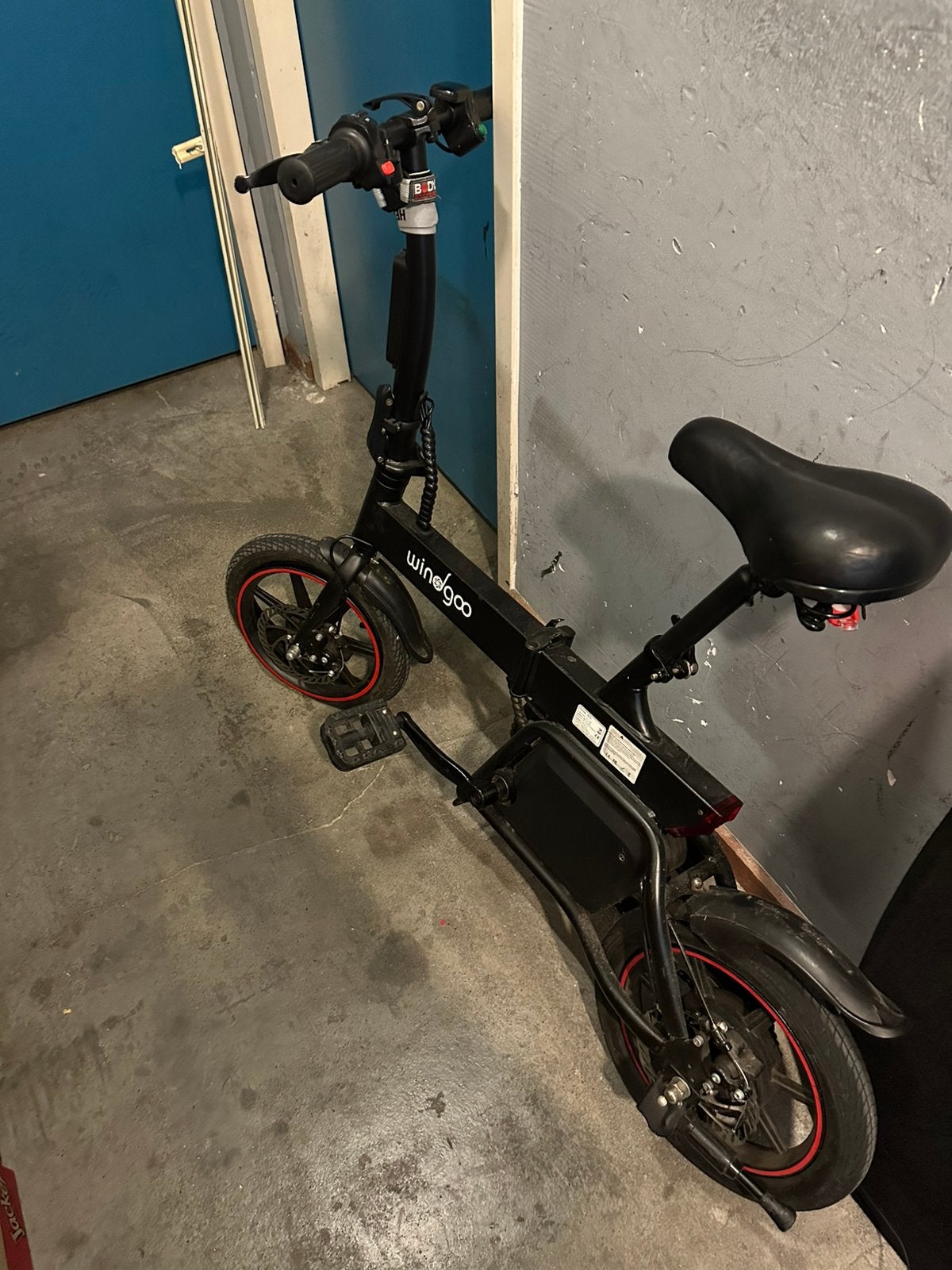 Windgoo elektrische fiets, Fietsen en Brommers, Ophalen, Zo goed als nieuw, Elektrische step (E-scooter)