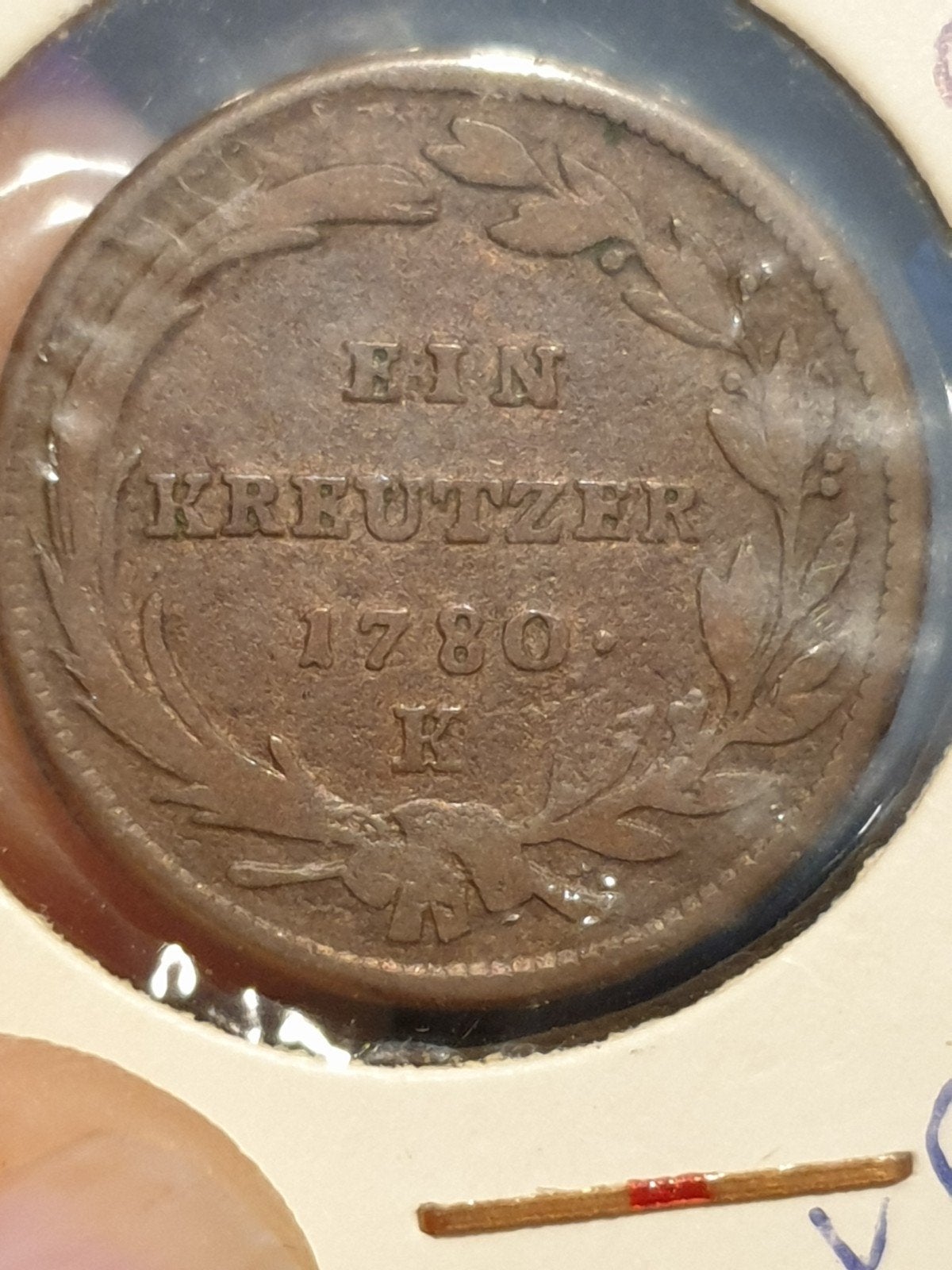 Oostenrijk, 1 kreutzer 1780K (16), Ophalen of Verzenden, Oostenrijk