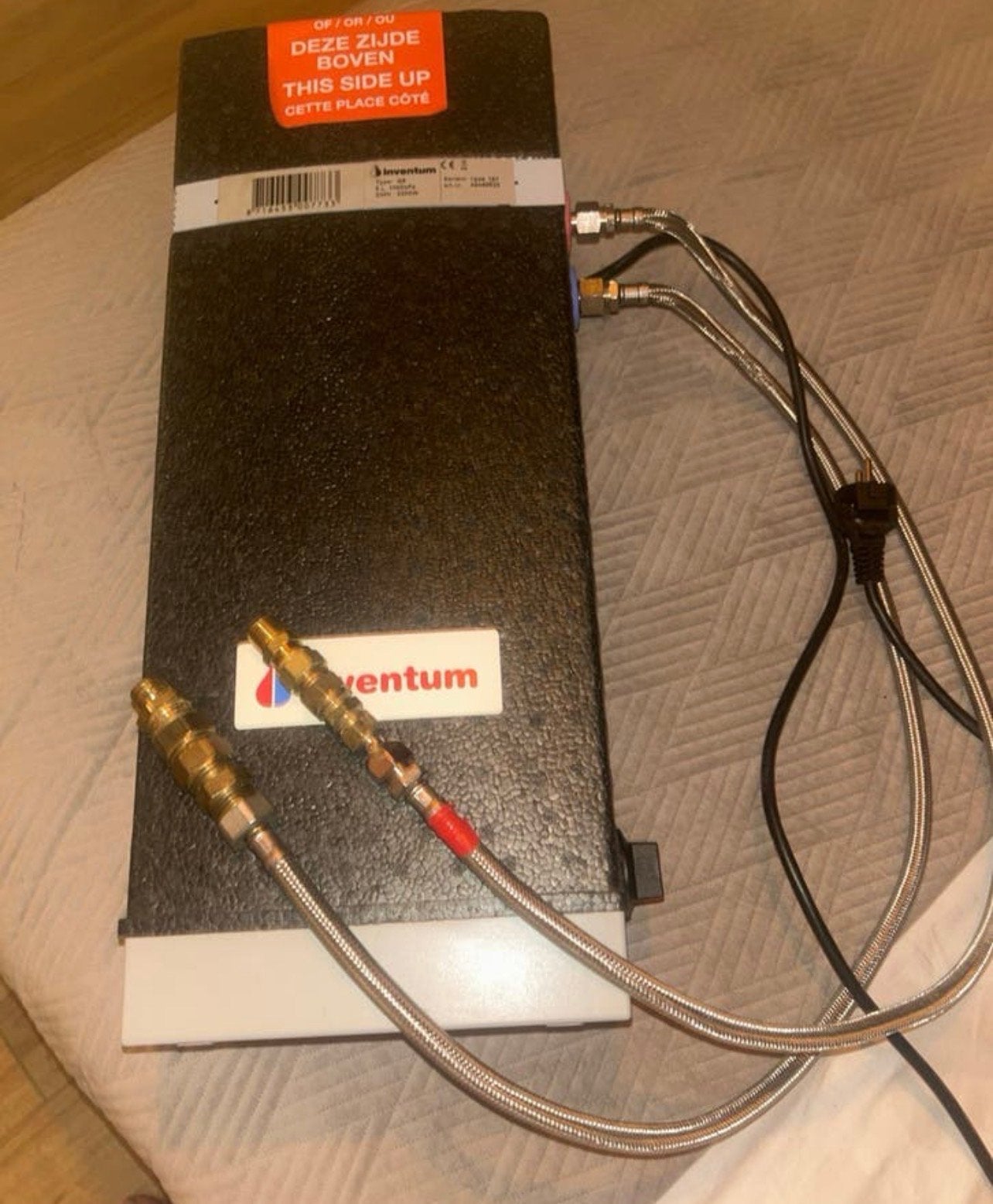Inventum Q5 Plintboiler 5L - Direct Warm Water, Ophalen, Gebruikt