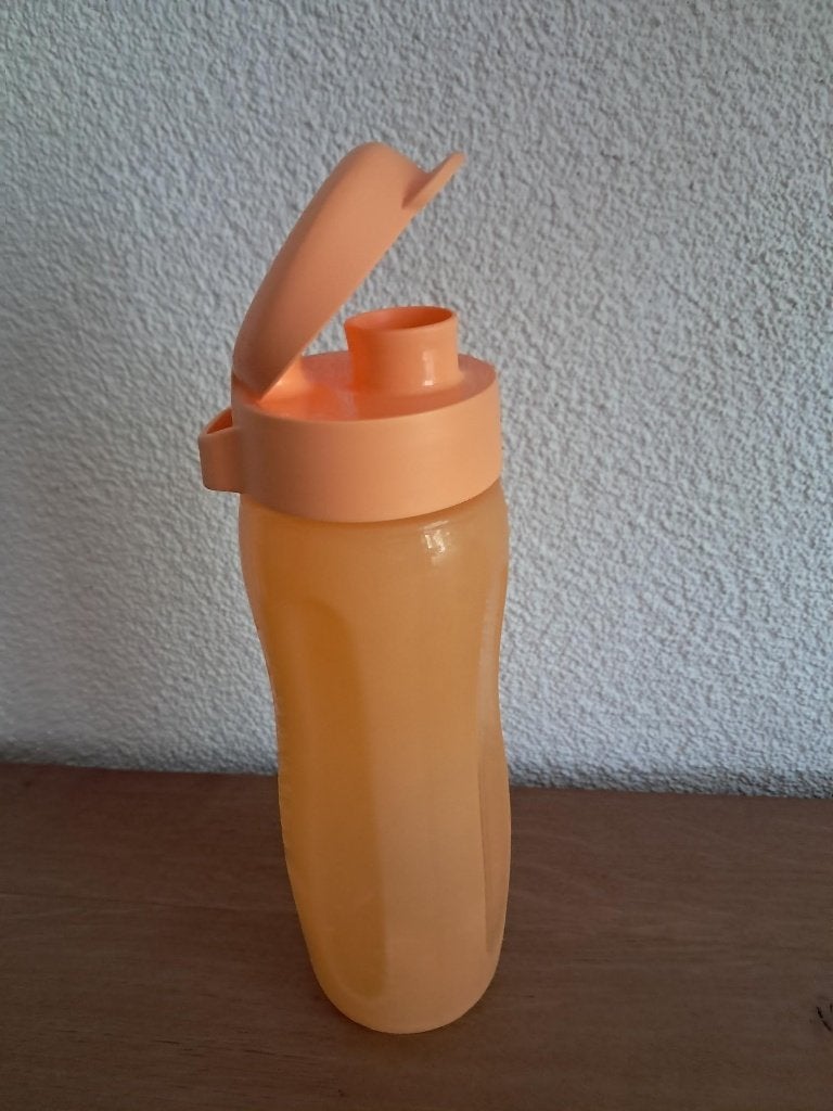 Tupperware eco Bidon drink fles 500 ml oranje, 500 ml, Nieuw, Oranje, Ophalen of Verzenden