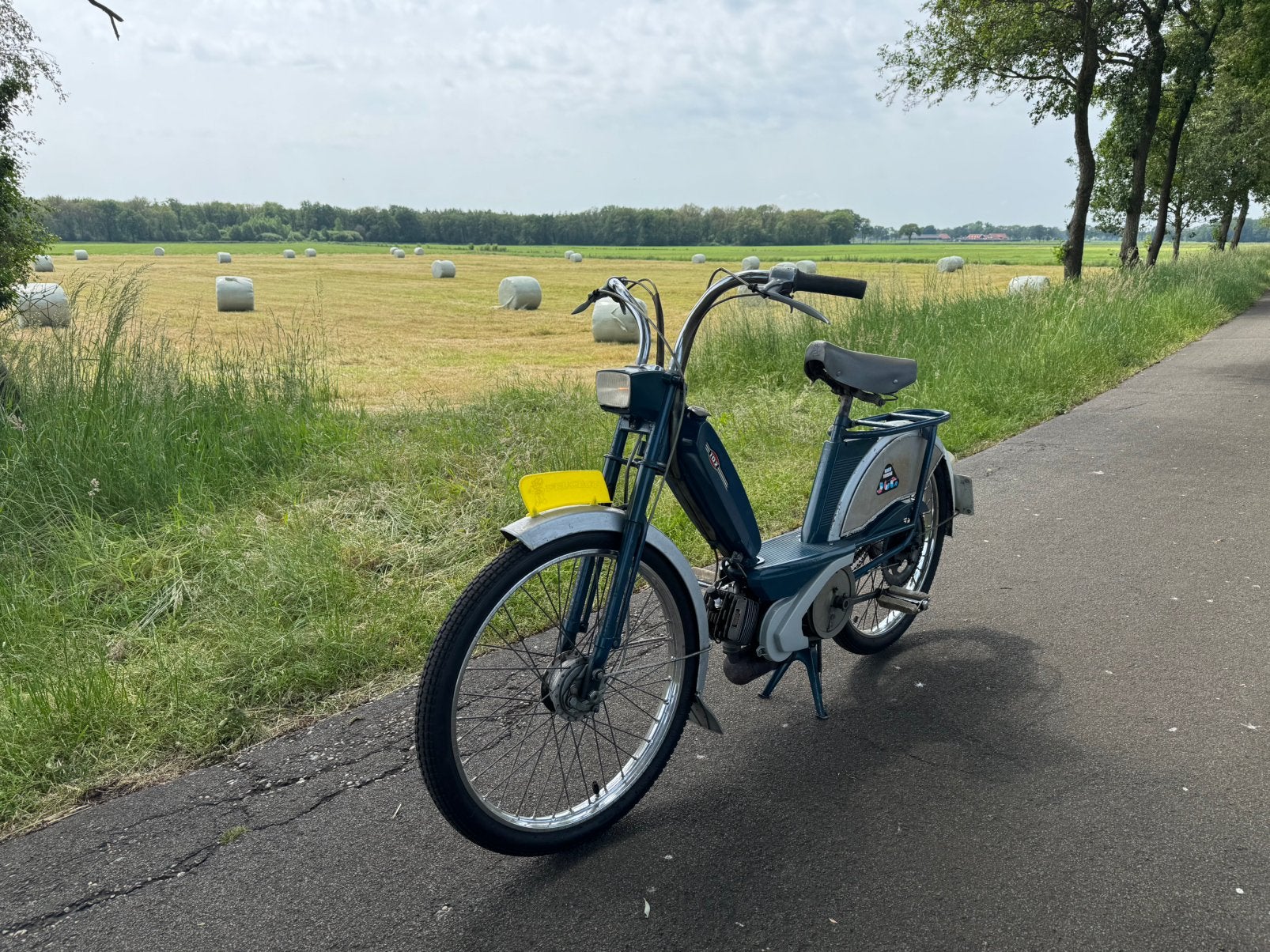 Peugeot 102 met kenteken, Fietsen en Brommers, Brommers | Peugeot, Ophalen, Maximaal 45 km/u, 49 cc, Zo goed als nieuw