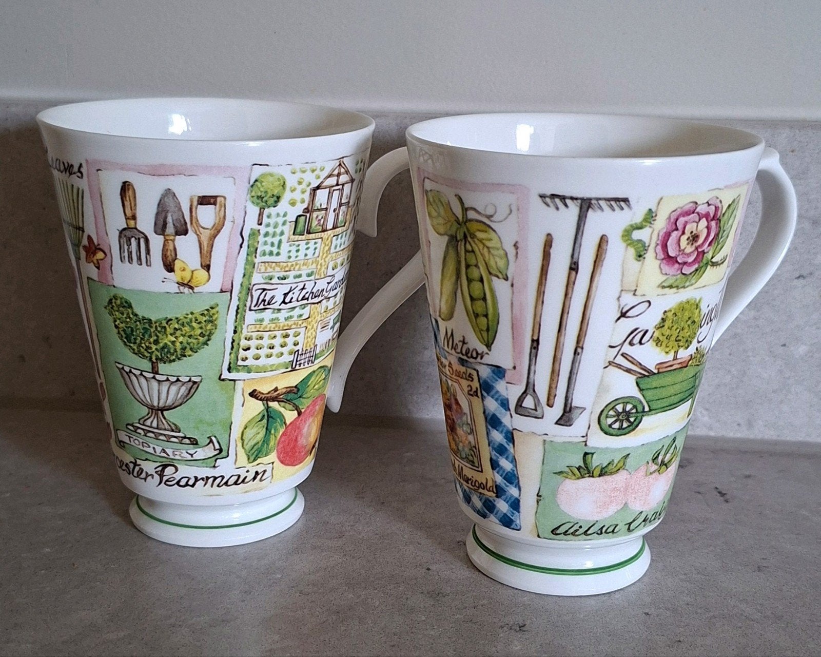 Roy Kirkham "My Garden" mokken / bekers, Overige merken, Ophalen of Verzenden, Zo goed als nieuw, Overige stijlen