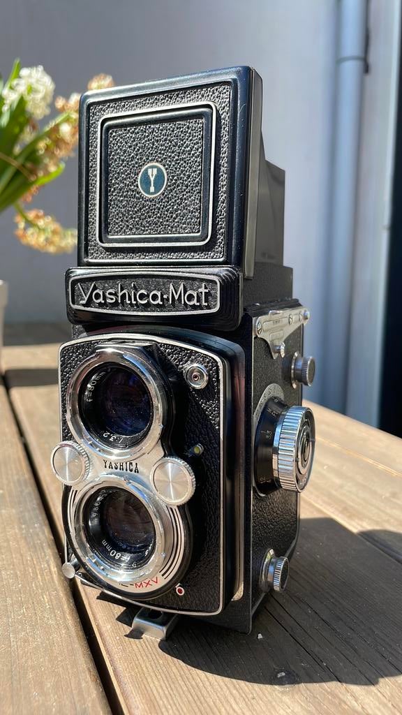 Yashica Mat TLR 6x6 120, Ophalen of Verzenden, Gebruikt, Spiegelreflex, Overige Merken