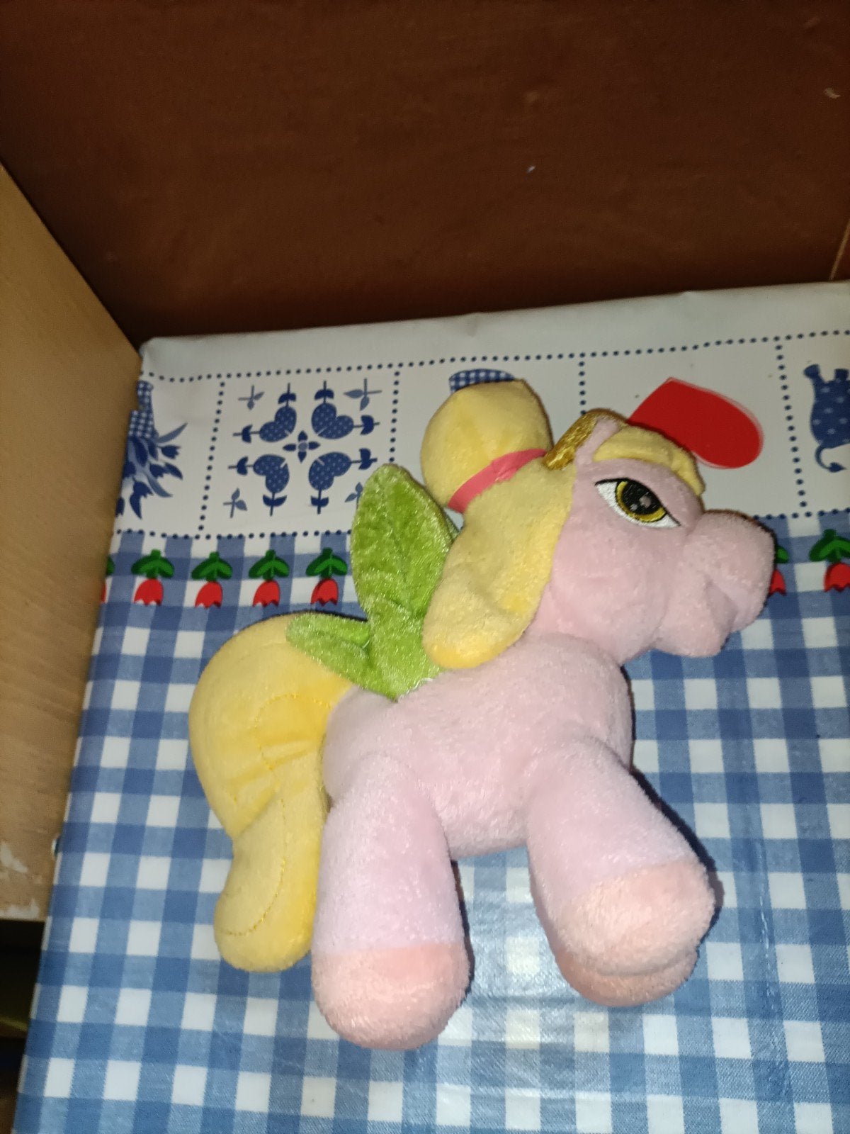 Filly paard knuffel roze 21 cm groot, Ophalen of Verzenden, Zo goed als nieuw
